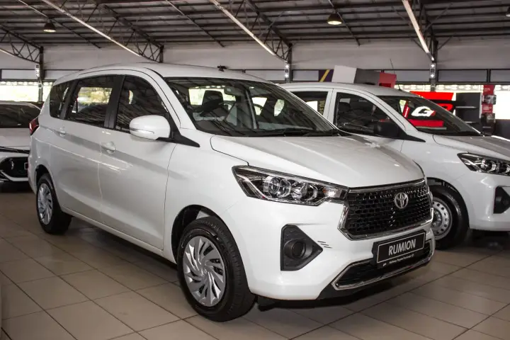 A seven-seater Teksi fleet vehicle